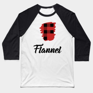 flannel Baseball T-Shirt